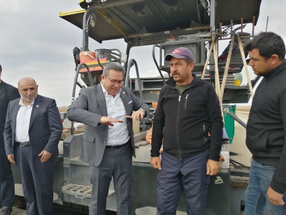 YOL YAPIM ÇALIŞMALARI YERİNDE İNCELENDİ