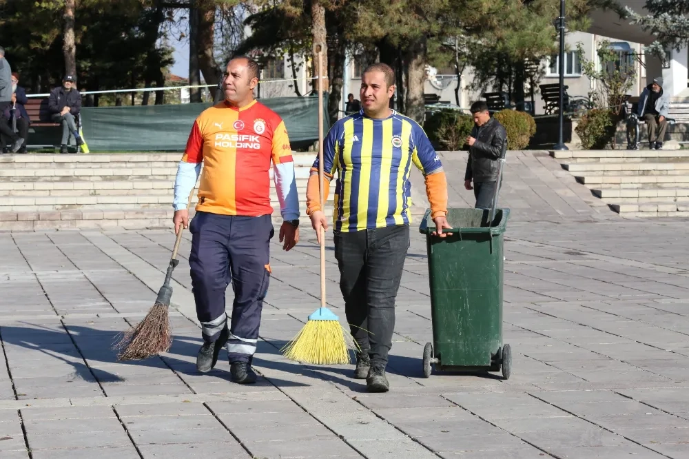 AKSARAY BELEDİYESİ’NDEN DERBİ ÖNCESİ ÖRNEK DOSTLUK MESAJI