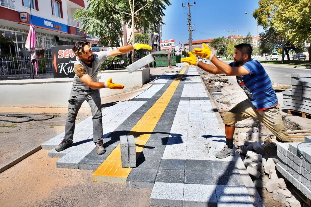 AKSARAY BELEDİYESİ BÜYÜK BÖLCEK CADDESİNİ YENİLEMEYE HAZIRLANIYOR 