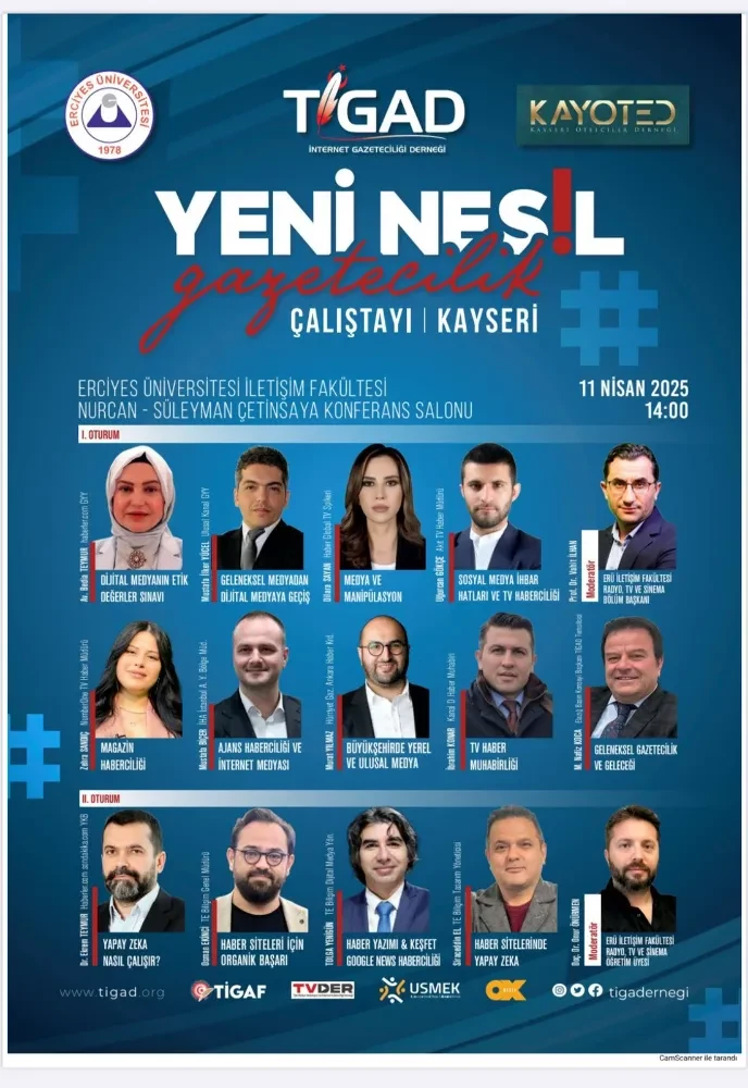 MEDYA PROFESYÖNELLERİ KAYSERİ’DE DİJİTALİ ANLATACAKLAR!