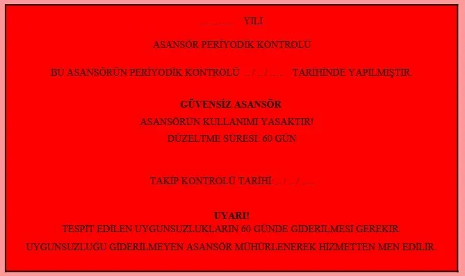 AKSARAY SANAYİ VE TEKNOLOJİ İL MÜDÜRLÜĞÜ  HAYATİ TEHLİKENİN ÖNÜNE GEÇİLMESİ İÇİN  ASANSÖRLER İN BAKIMI KONUSUNDA BİLGİLENDİRDİ