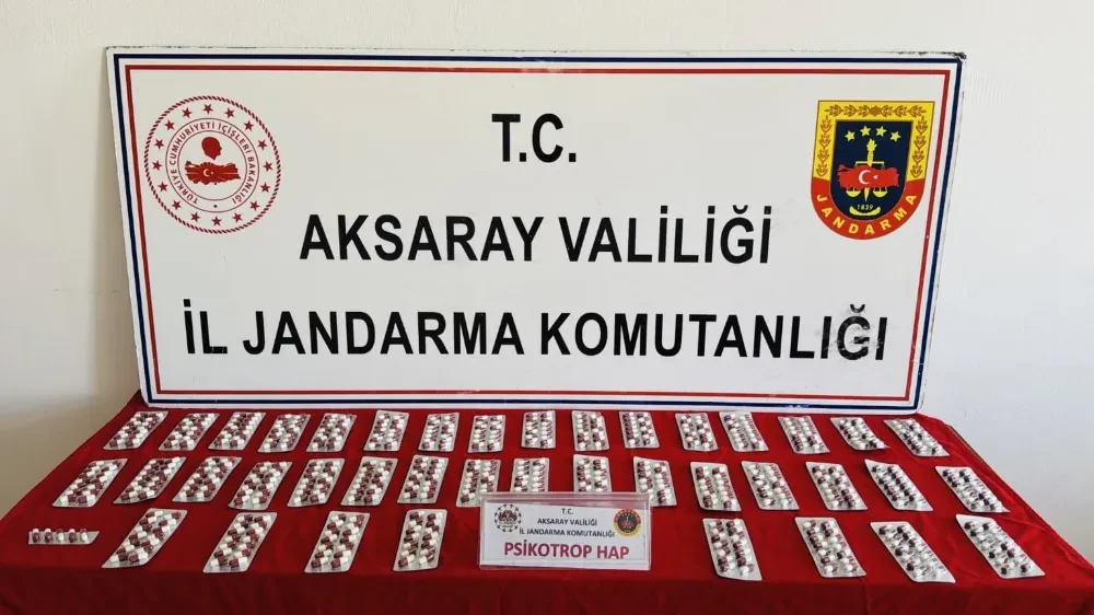 Aksaray’da Uyuşturucu Operasyonu: 612 Adet Sentetik Ecza Ele Geçirildi
