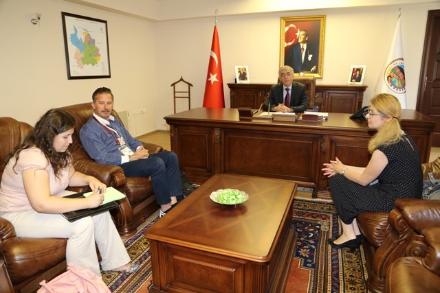 AGİT gözlemcileri Vali Ataklı`yı ziyaret etti