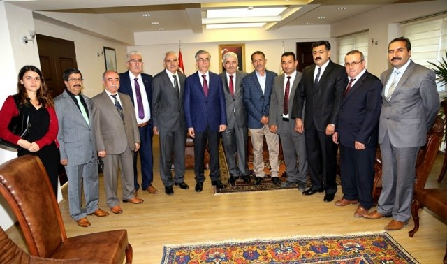 Ahiler Haftası Kutlamaları kapsamında Vali Ataklı`ya ziyaret