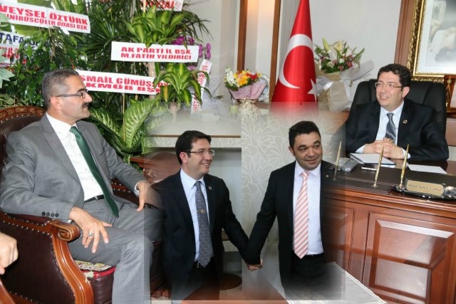 Ahmet Koçaş ve Şahin Mercan dan Yazgı` ya ziyaret