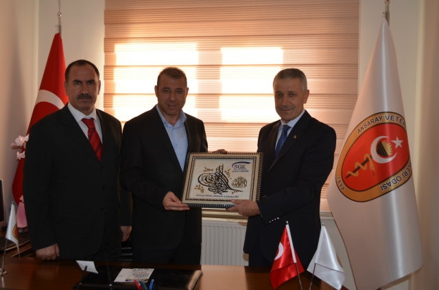 Aksaray SGİM` den Veterinerler Odasına ziyaret