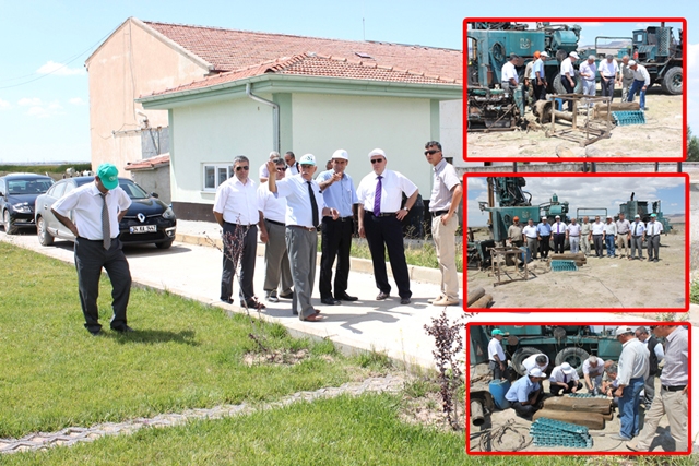 Aksaray`a ilave su temini çalışmaları devam ediyor.