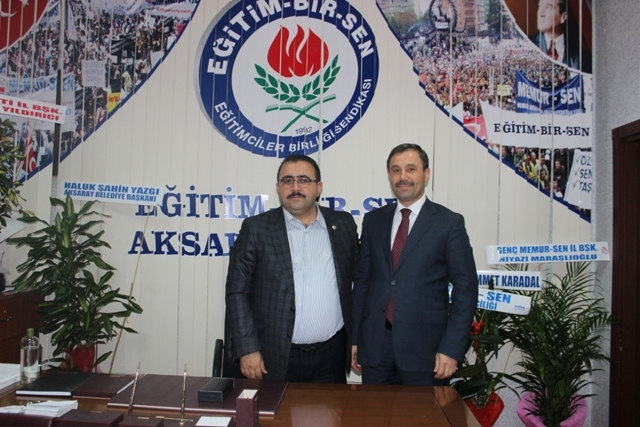 Aksaraylı İşadamı Nutku Akın`dan Eğitim Bir-Sen` e Ziyaret