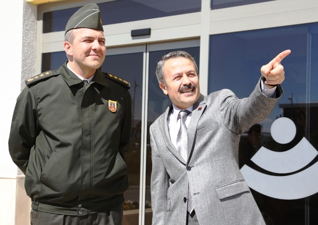 Albay Ölmez`den Rektör Acar`a iade-i ziyaret 
