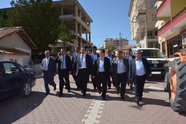 Başkan Haluk Şahin Yazgı Sarıyahşi İlçesini Ziyaret Etti