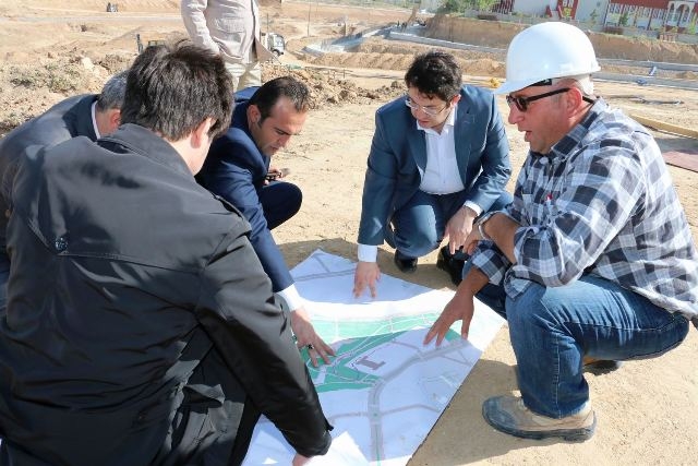 Başkan yazgı dış birimleri denetledi