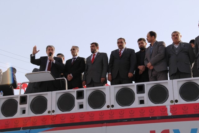 BBP Genel Başkanı Destici Gülağaç`ta halka hitap etti