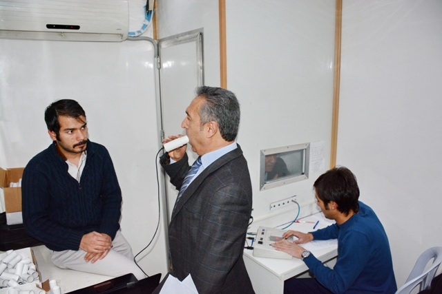 BELEDİYE PERSONELİ SAĞLIK TARAMASINDAN GEÇİYOR