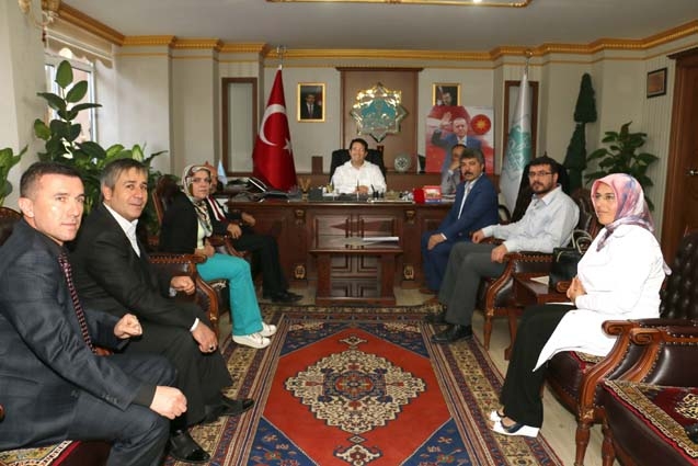 Berberler Odası Yönetim kurulu üyeleri Yazgı`yı ziyaret etti