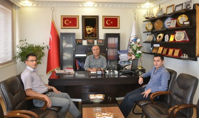 Eskil Ve Güzelyurt Kaymakamlarından Başkan Özkök`e Nezaket Ziyareti