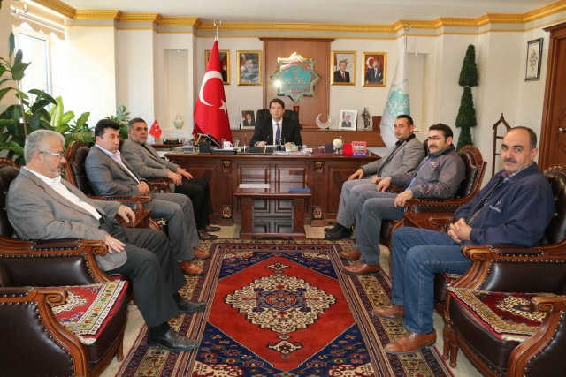 Esnaf Odası Başkanlarından Başkan Yazgı`ya Ziyaret