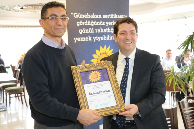 Günebakan Sertifikasının İlki Has Dönere Verildi