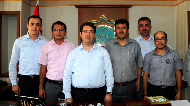 Halk Sağlığı Müdürlüğünün Yeni Ekibi Başkan Yazgı`yı Ziyaret Etti