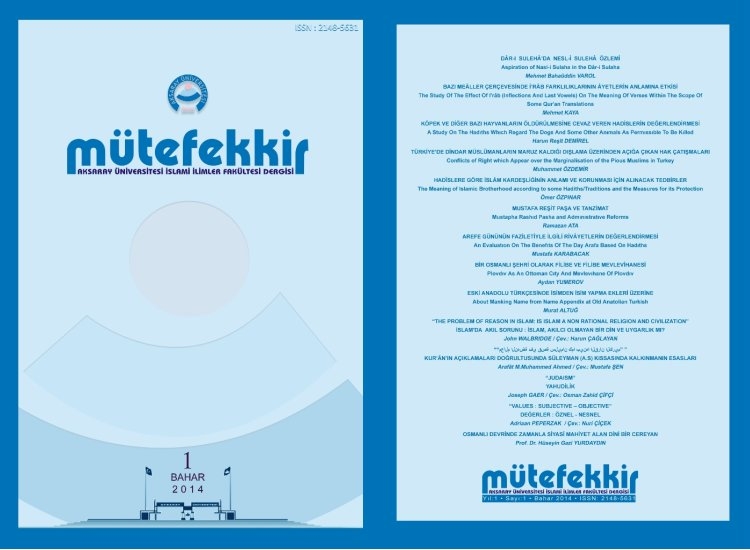 İİF`nin Akademik Dergisi `Mütefekkir` yayına başladı