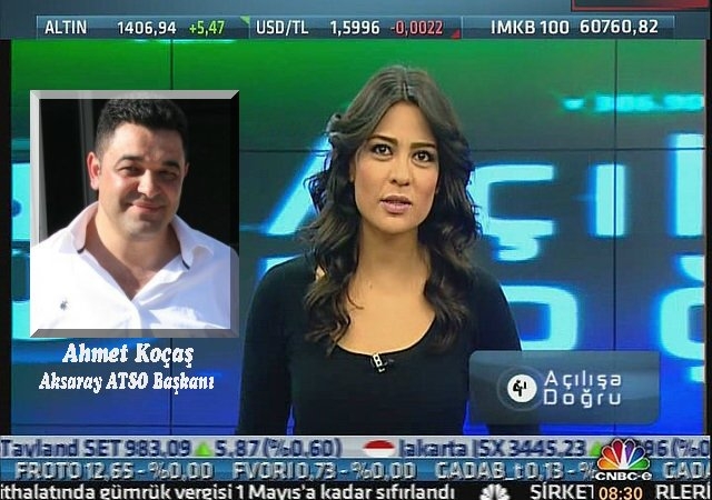 Koçaş CNBC-E Kanalında Aksaray Ekonomisi Değerlendirecek