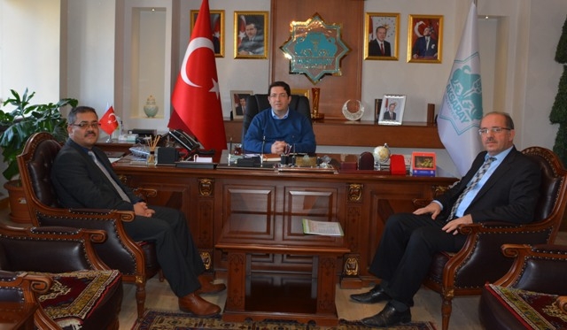 METEOROLOJİ BÖLGE  MÜDÜRÜ, BAŞKAN YAZGI`YI ZİYARET ETTİ