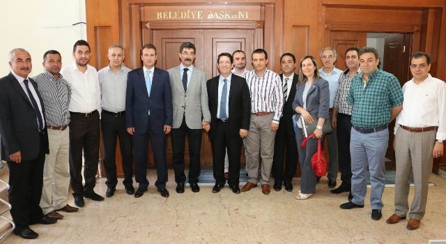 MHP heyetinden Başkan Yazgı`ya ziyaret