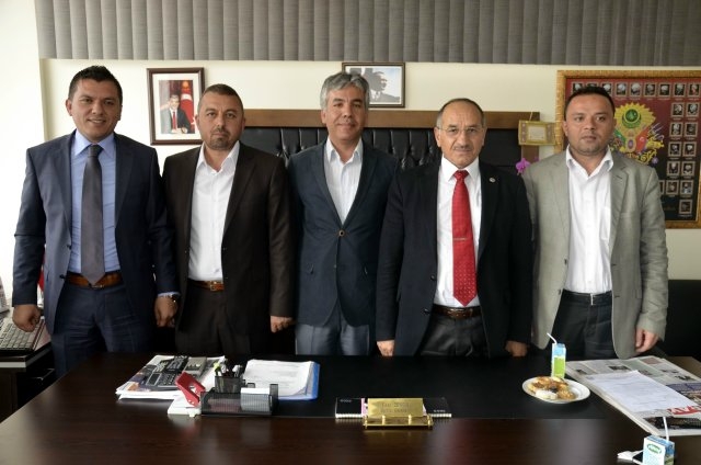 MÜSİAD`an Merkez Süt Üreticileri Birliği başkanı Zengin`e ziyaret