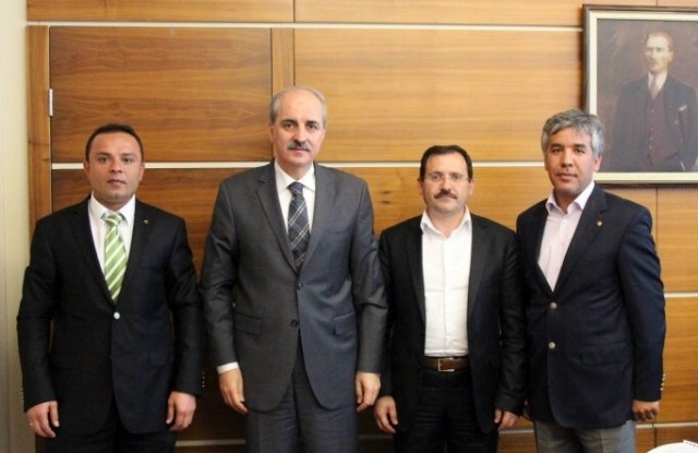 MÜSİAD`dan  Numan Kurtulmuş Ziyareti