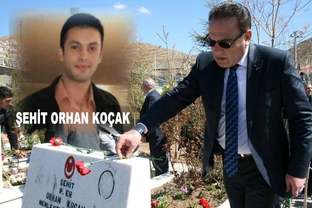 Orhan Koçak`ın şehit oluşunun 8. yıl dönümünde tüm şehitlerimiz anılıyor