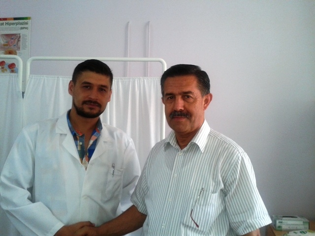 Ortaköy Derneği Başkanı Öztürk, Op. Dr. Savaşçı`yı ziyaret etti. 