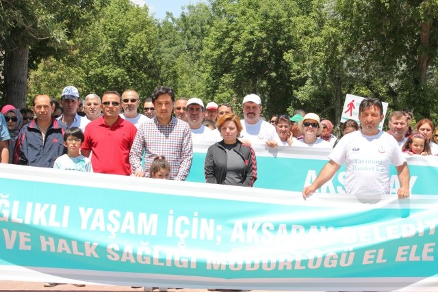 Sağlıklı yaşam için yürüdüler
