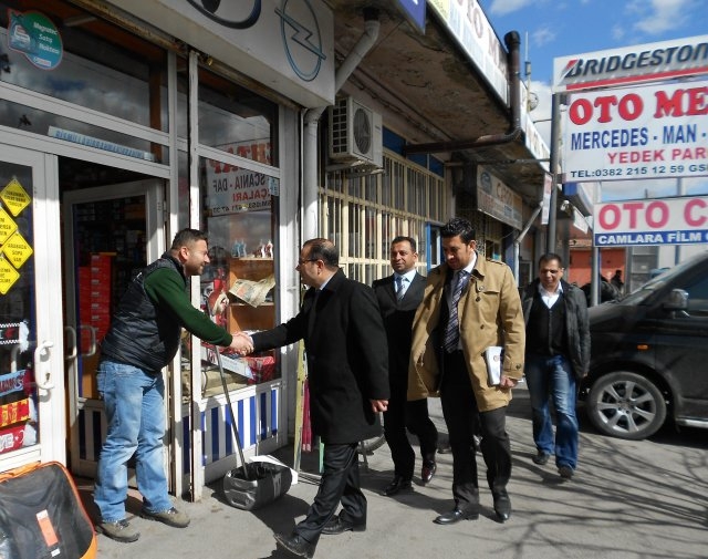 Sanayi Esnafından Karabatak`a Sıcak Karşılama