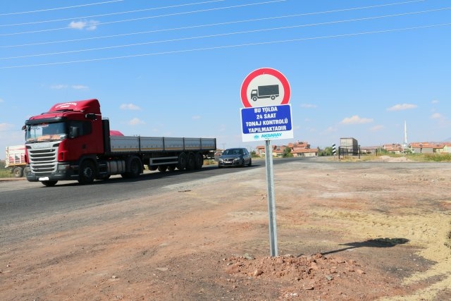 Şehir merkezinde tonaj uygulaması başladı