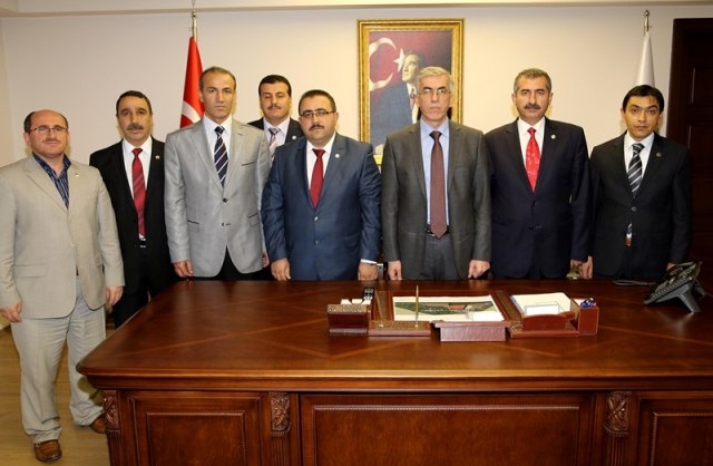 Sendikalardan Vali Şeref Ataklı`ya ziyaret