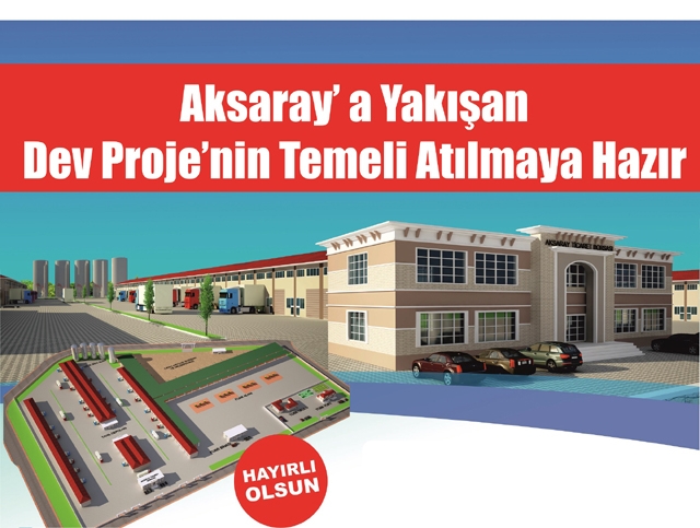 Tarım Ticaret Merkezi`nin temeli atılmaya hazır