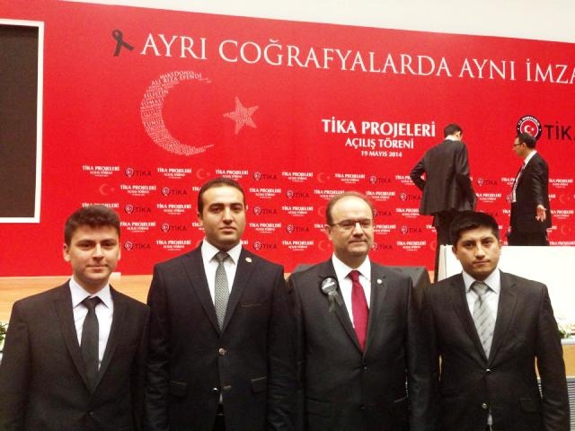 TİKA`nın Açılışına Başbakanlığın özel davetlisi olarak katıldılar