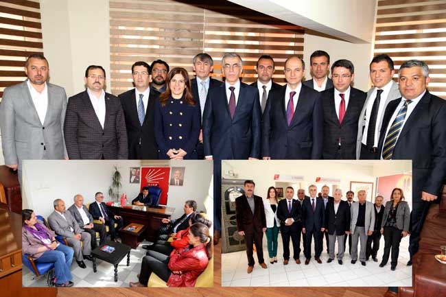 Vali Şeref Ataklı siyasi partilere iade-i ziyarette bulundu
