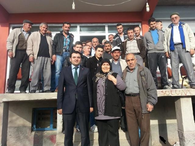 YAŞAR AVCU İLÇE KÖY ZİYARETLERİNE DEVAM EDİYOR