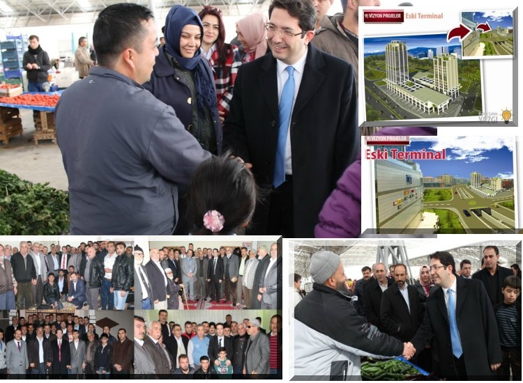 Yazgı Mahalle ve Pazar ziyaretlerinde projelerini anlattı